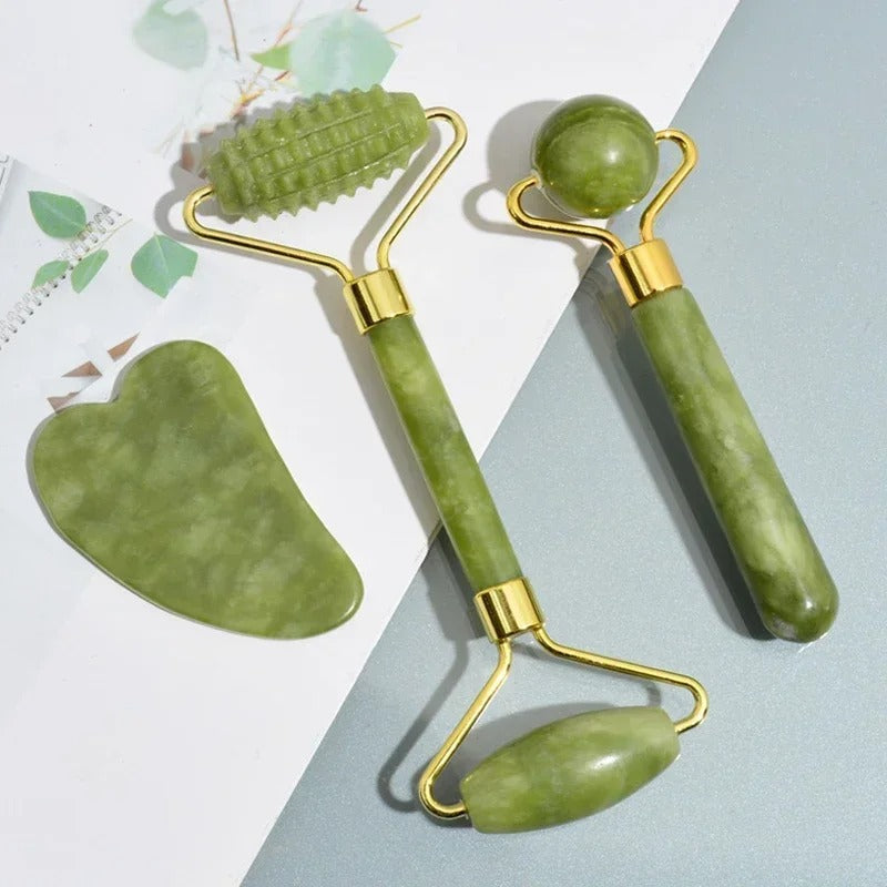 Stone Face Roller Massage Therapy