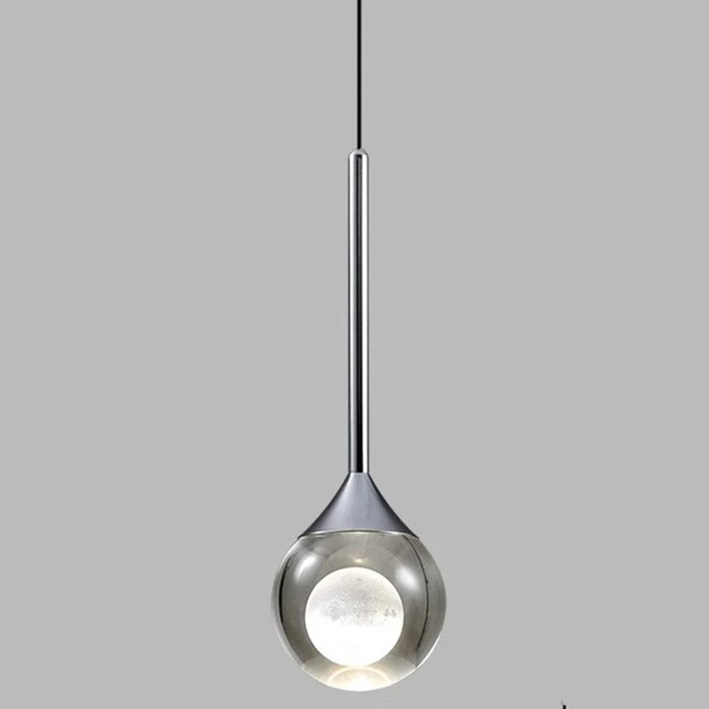 lazer Engraved Lunar Pendant Hanging Lamp