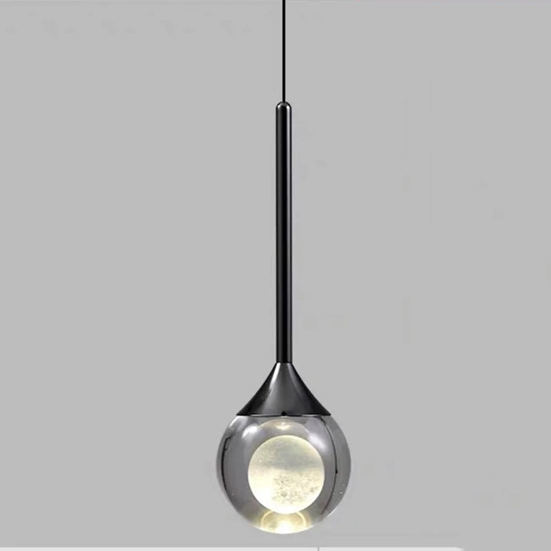 lazer Engraved Lunar Pendant Hanging Lamp